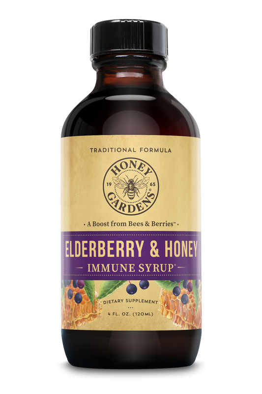 Elderberry Syrup with Grade A Raw Honey