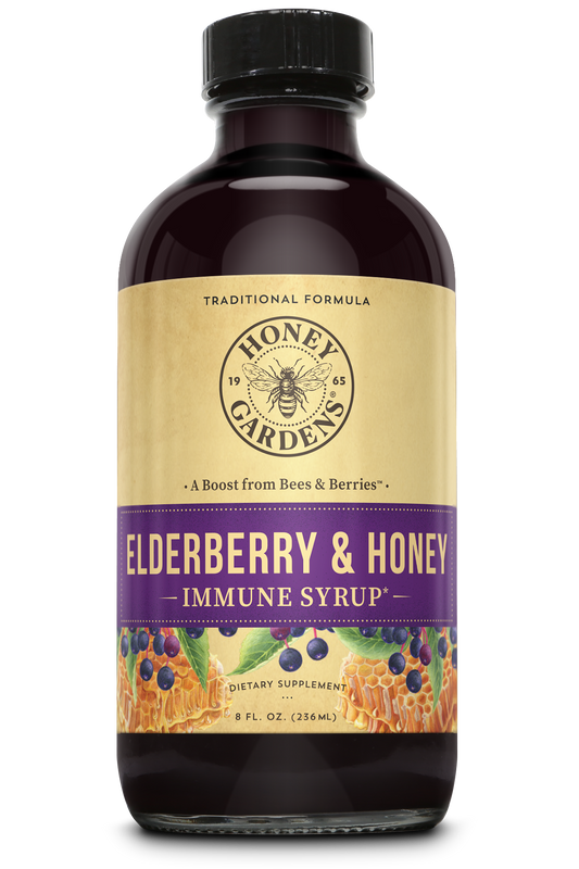 Elderberry Syrup with Grade A Raw Honey