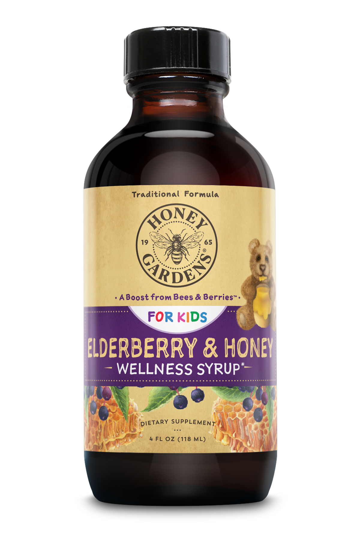 Elderberry Syrup for Kids with Honey