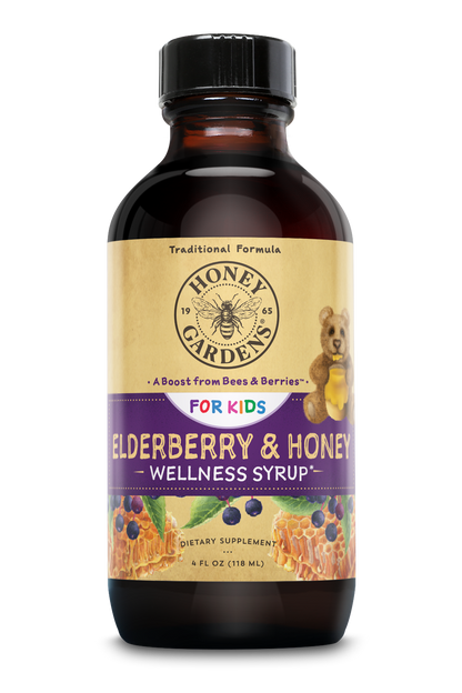 Elderberry Syrup for Kids with Honey