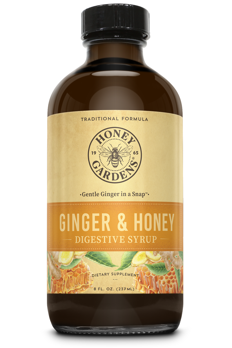 Ginger and Honey Syrup with Organic Apple Cider Vinegar and Propolis