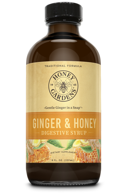 Ginger and Honey Syrup with Organic Apple Cider Vinegar and Propolis