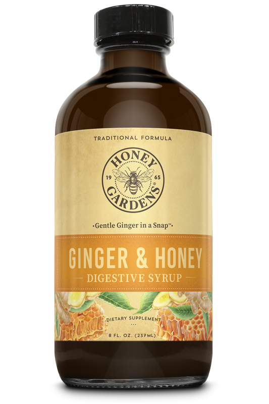 Ginger and Honey Syrup with Organic Apple Cider Vinegar and Propolis