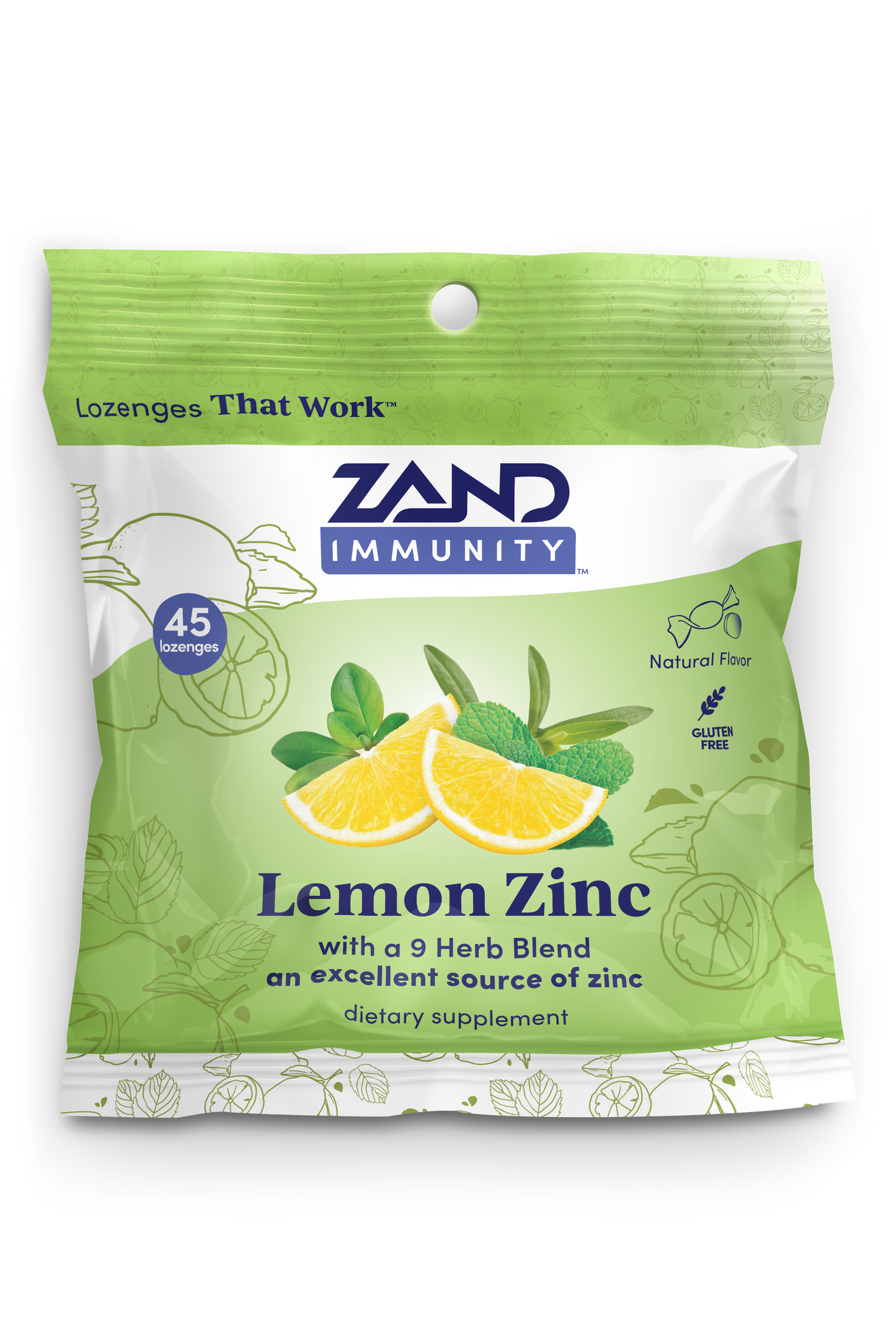 Lemon Zinc Lozenges