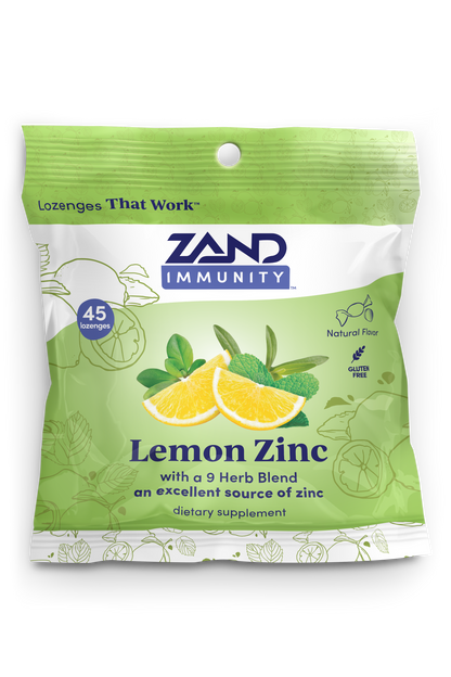 Lemon Zinc Lozenges