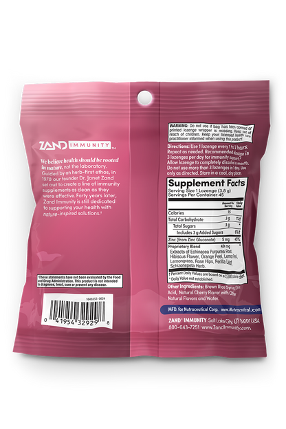 Cherry Echinacea Zinc Lozenges