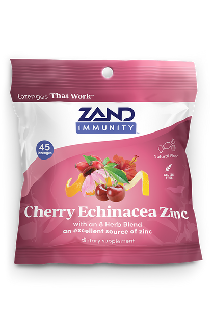 Cherry Echinacea Zinc Lozenges