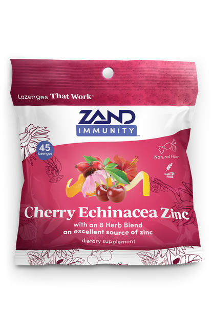 Cherry Echinacea Zinc Lozenges