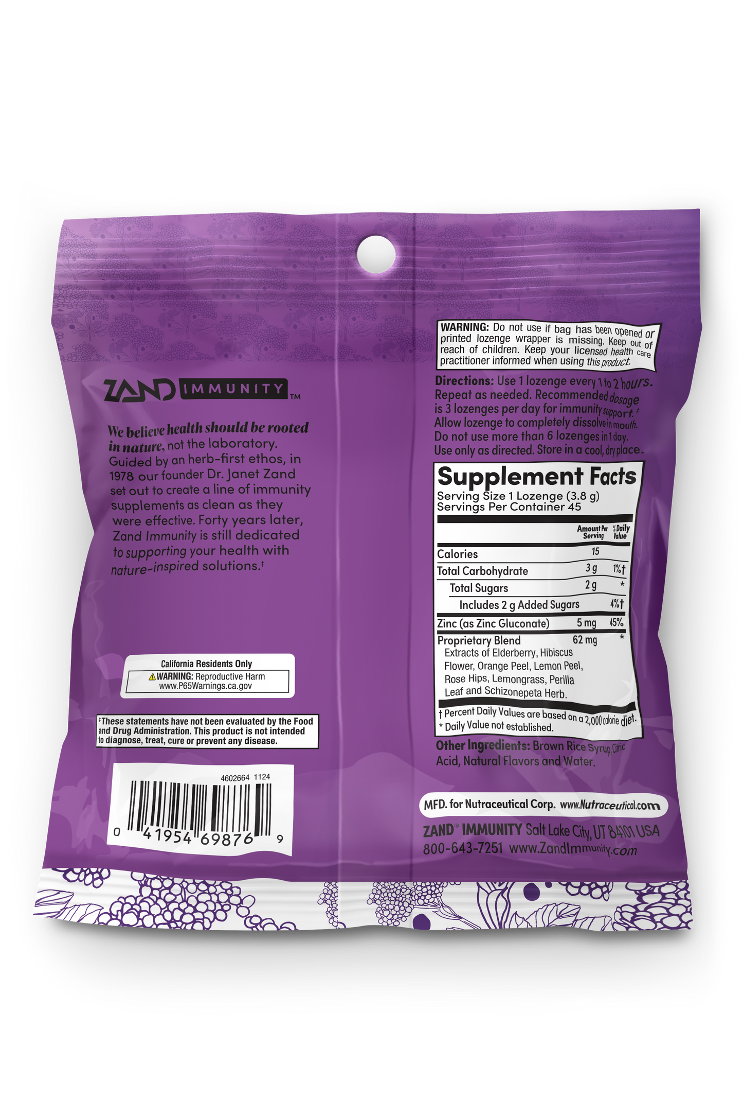 Elderberry Zinc Lozenges