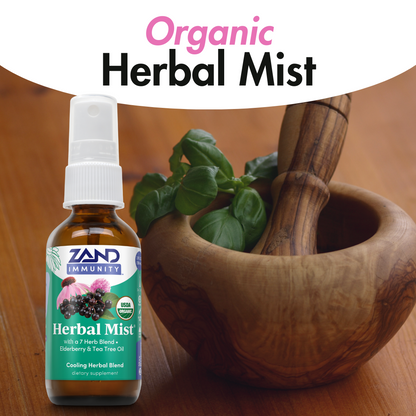 Organic Herbal Mist Throat Spray