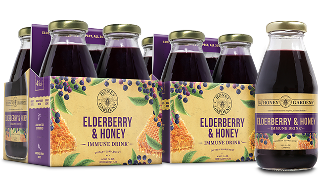 Elderberry Honey Immune Drink (8 Pack)